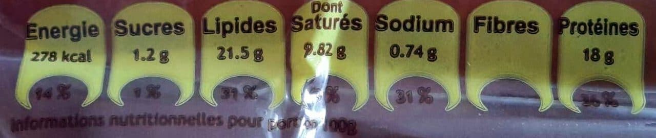 Jambons du Bocage Saucisson à l'Ail packshot
