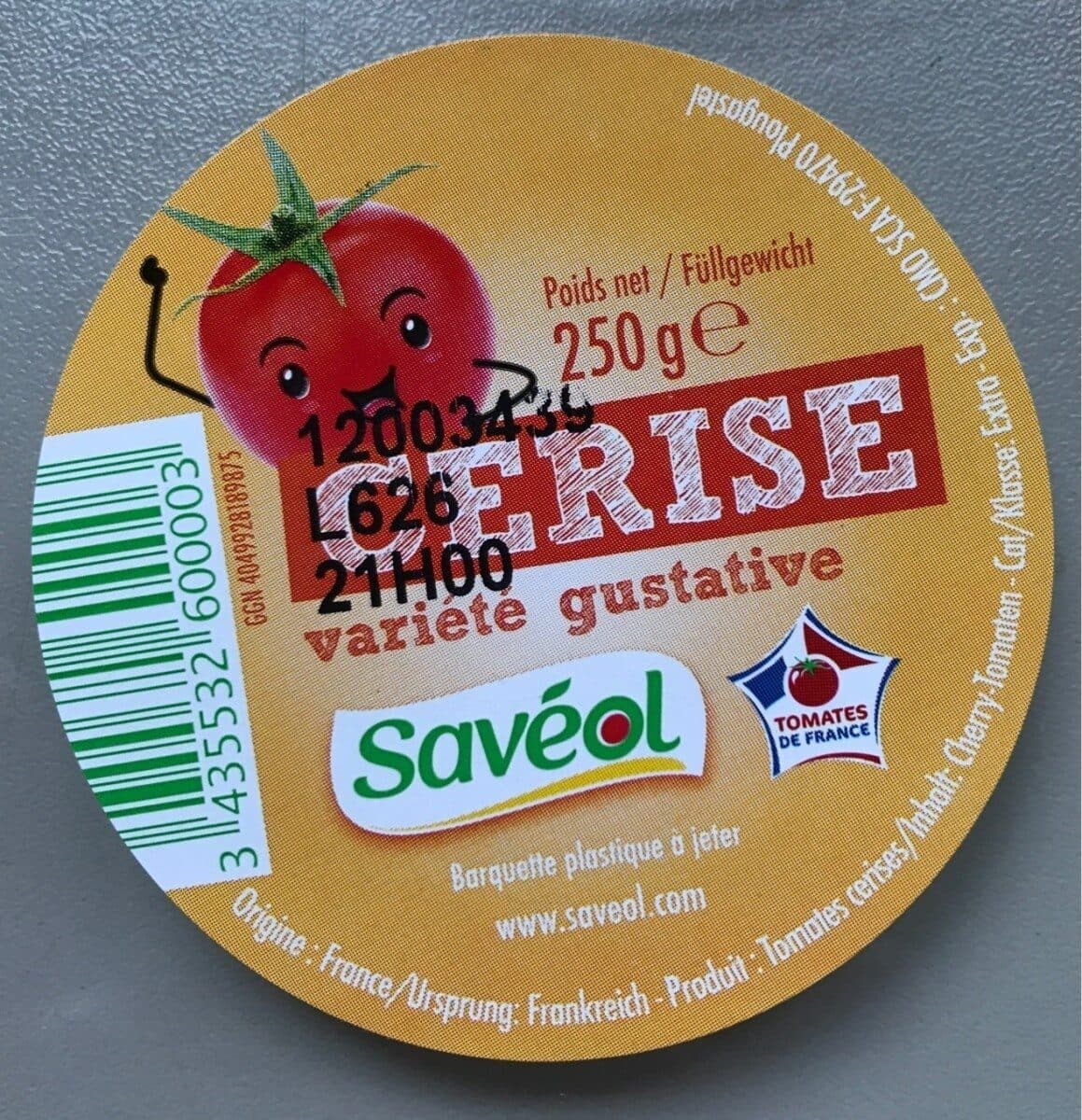 Savéol Les Cerises 250 g - Savéol packshot