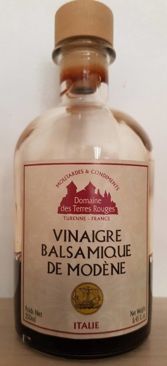 Domaine des terres rouges Vinaigre balsamique de modène packshot