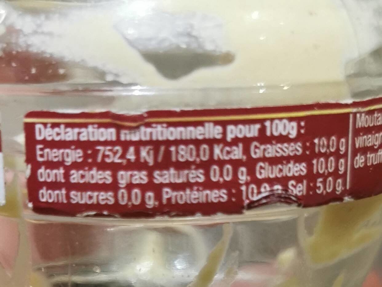Open Food Facts Moutarde truffe packshot