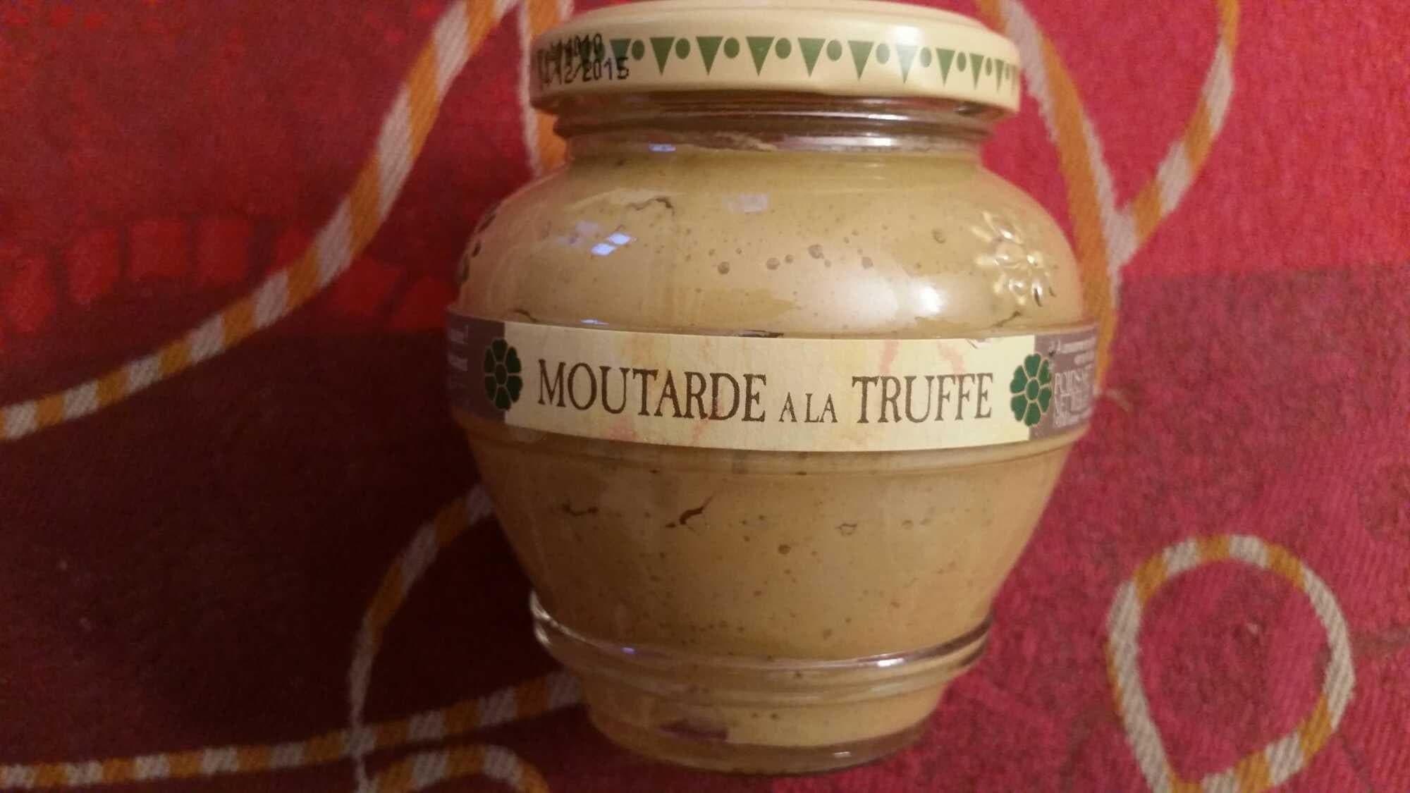 Domaine des terres rouges Moutarde à la truffe packshot
