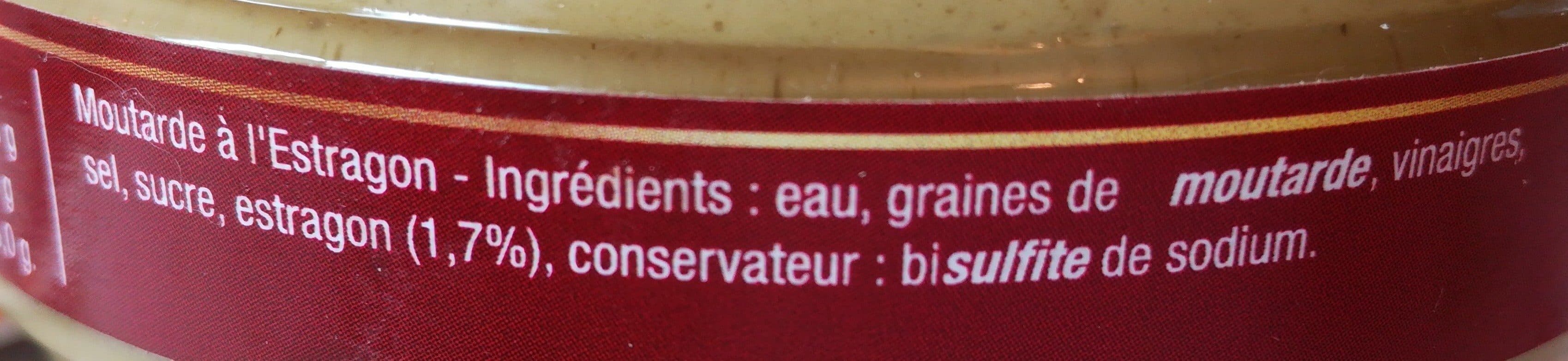 Open Food Facts Moutarde estragon packshot