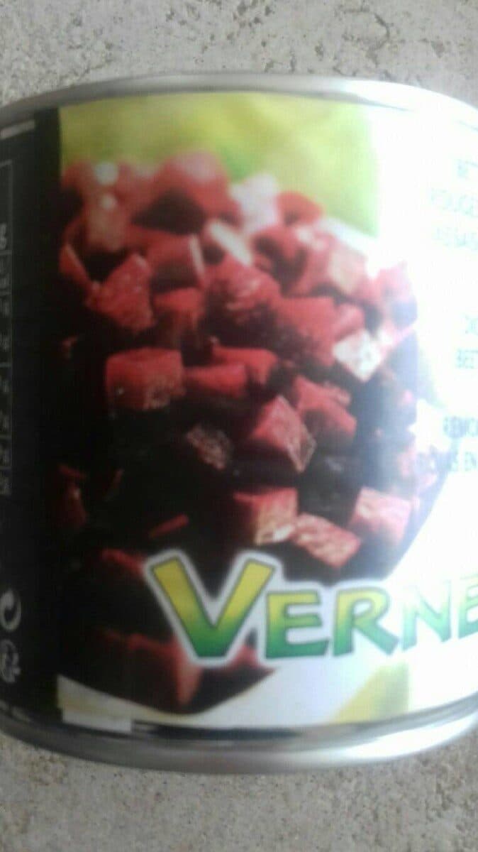 Open Food Facts Betteraves rouges en dés assaisonnées packshot