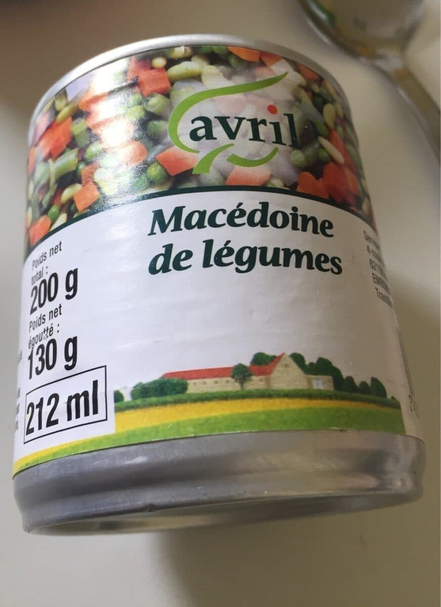 Avril Macedoine de legumes packshot