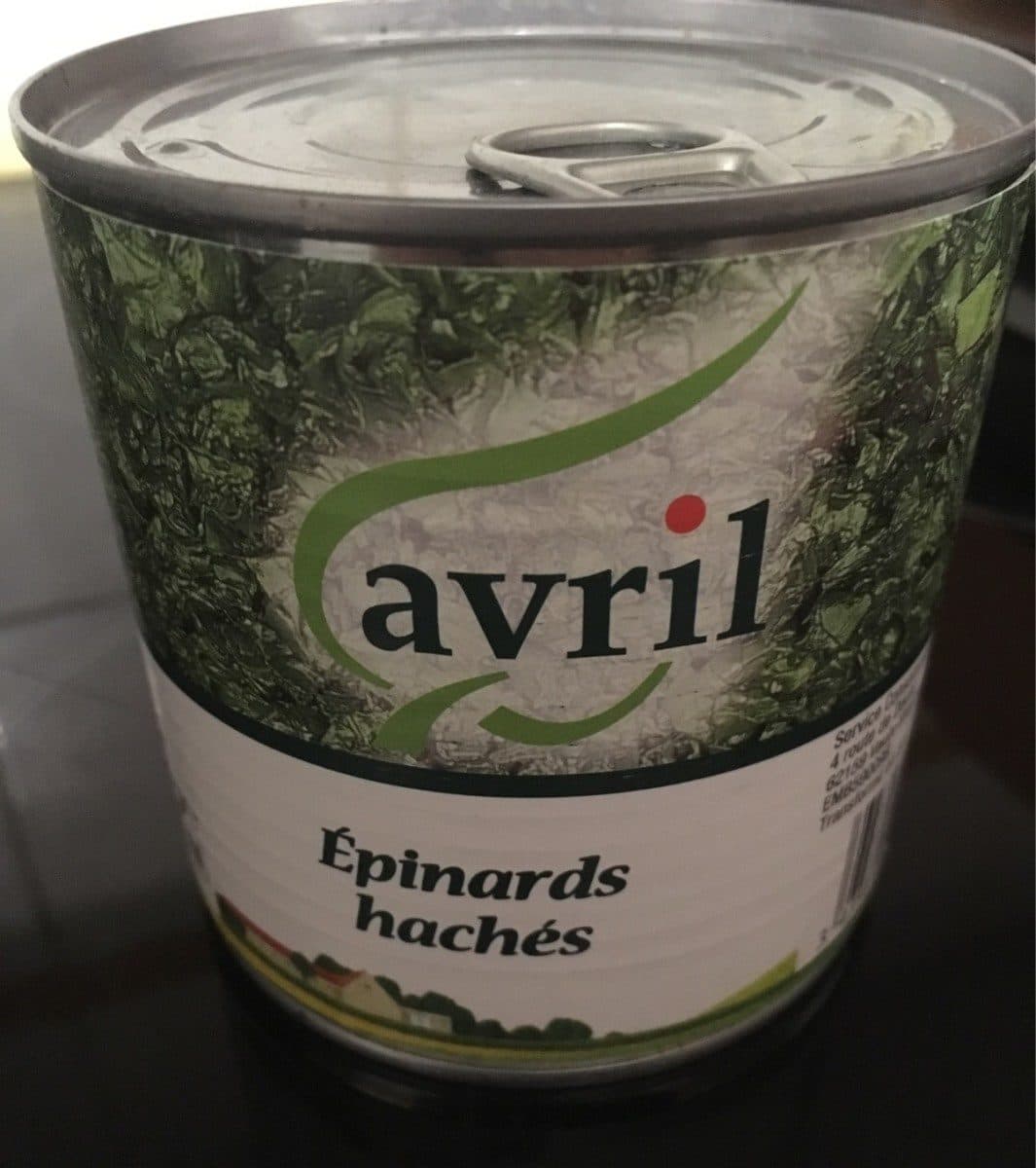 Avril Epinard hachés packshot