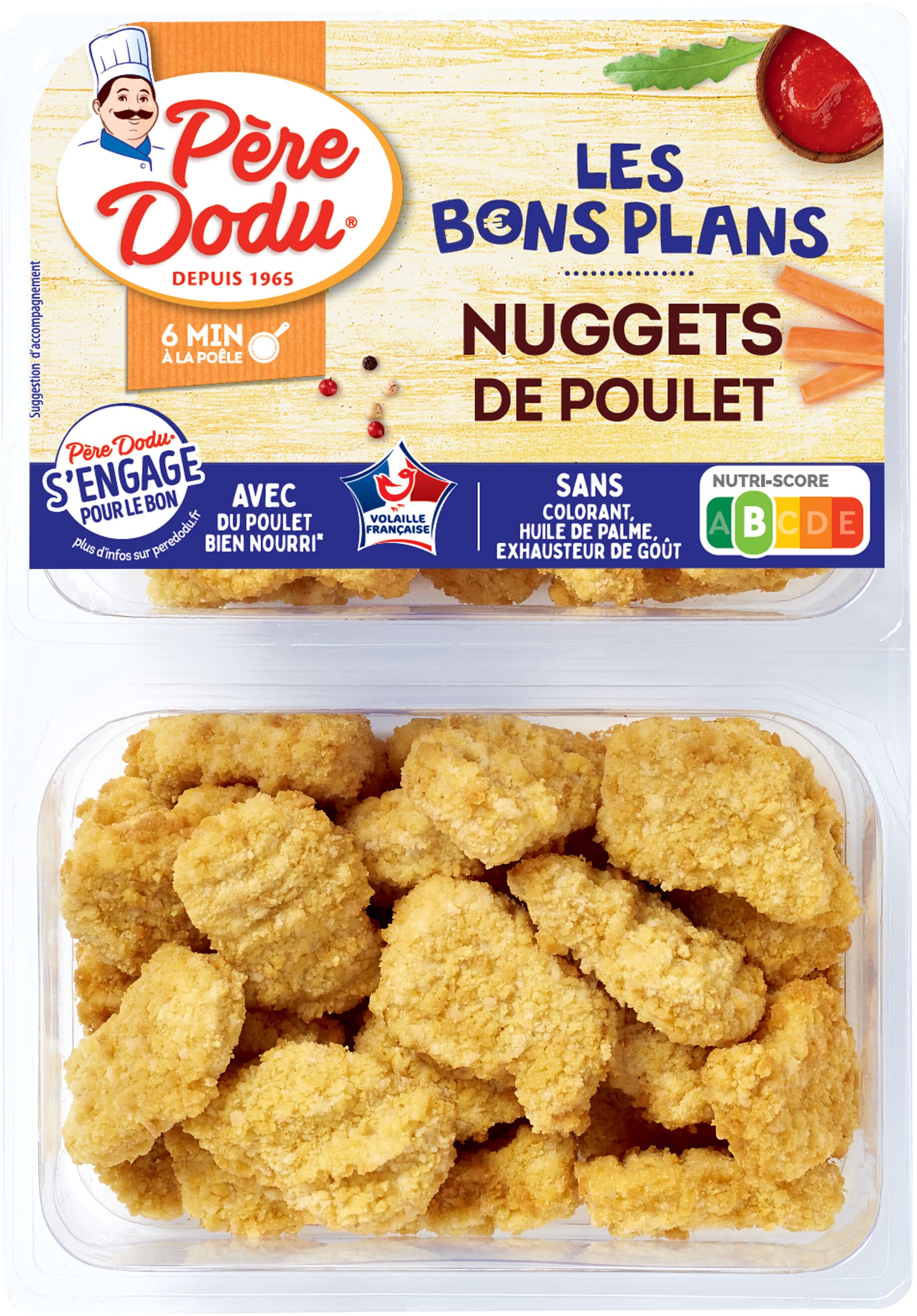 Douce france Nuggets de poulet packshot