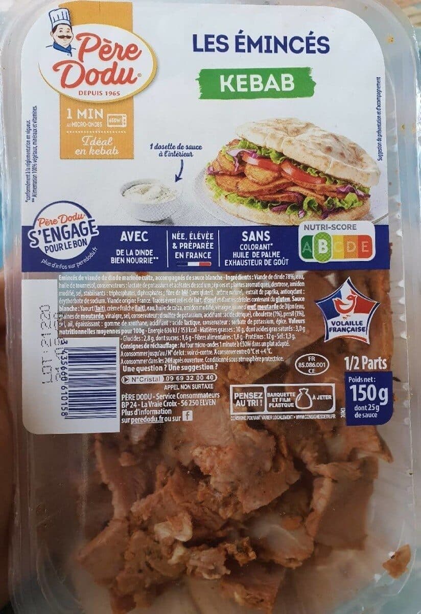 Père Dodu Émincés kebab packshot