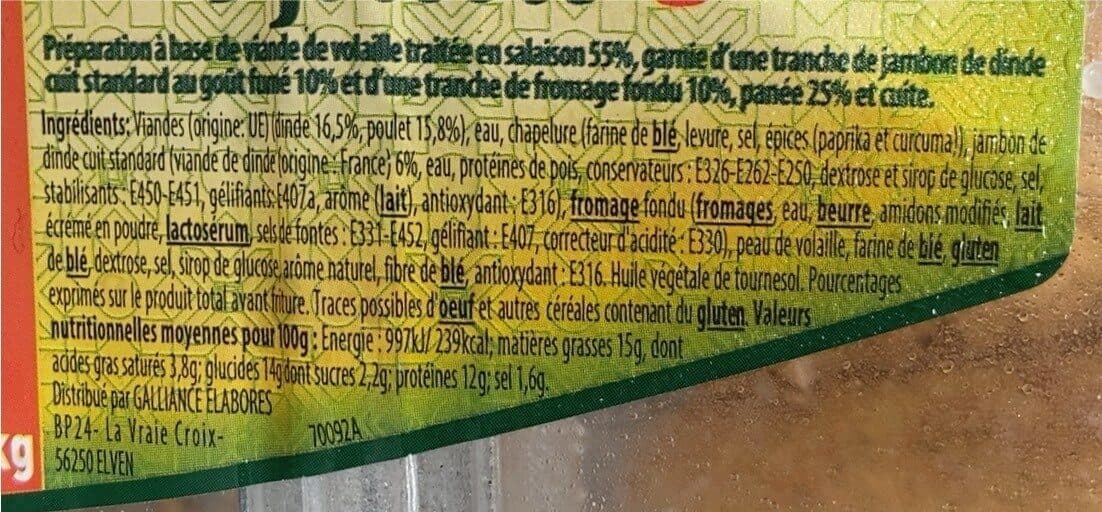 Open Food Facts Cordo.bleu Halal X10 Shems . packshot