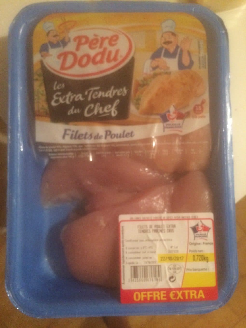 Pere Dodu Filet de Poulet marinés packshot