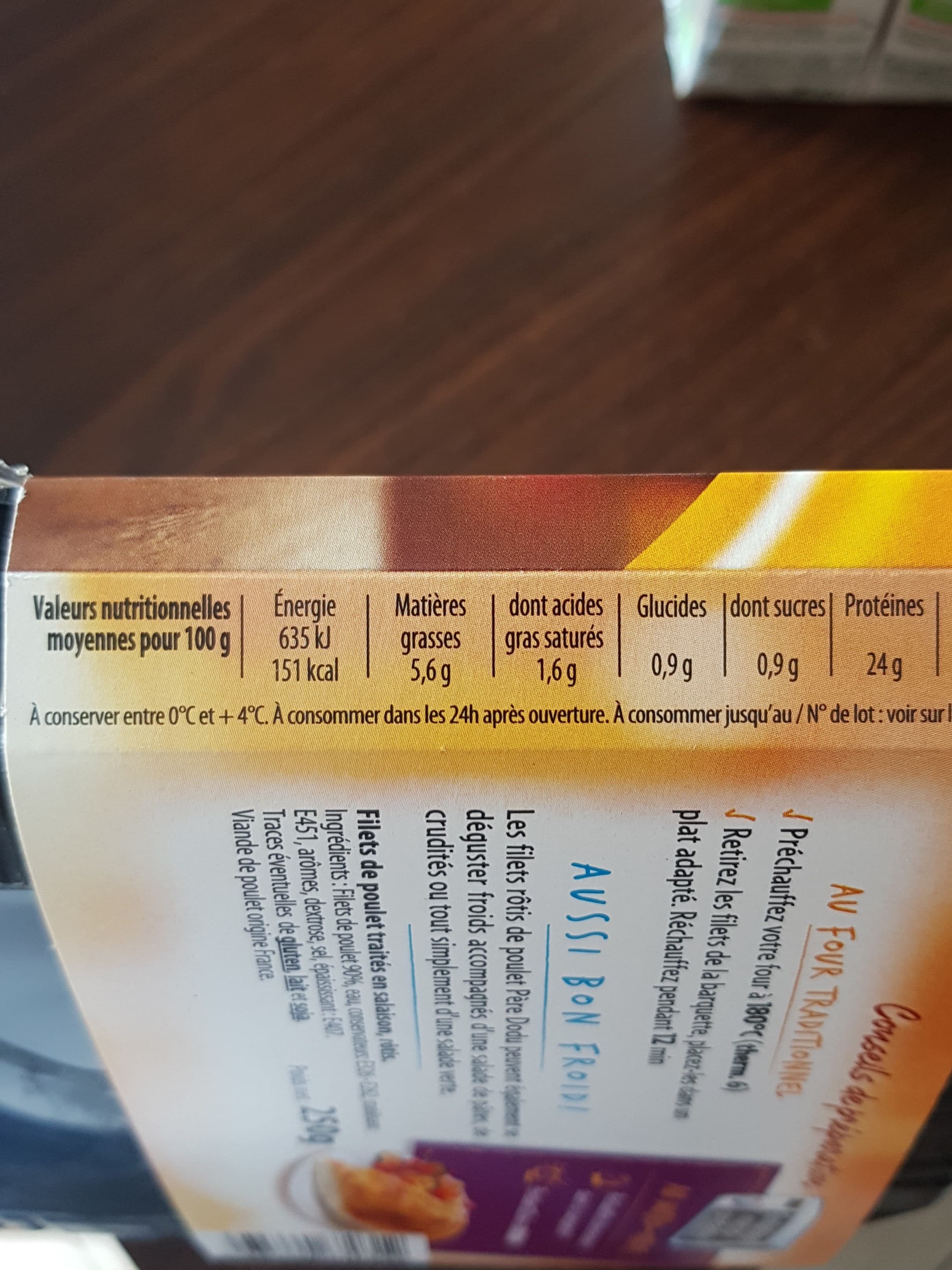 Douce france Filet Poulet Rôti packshot