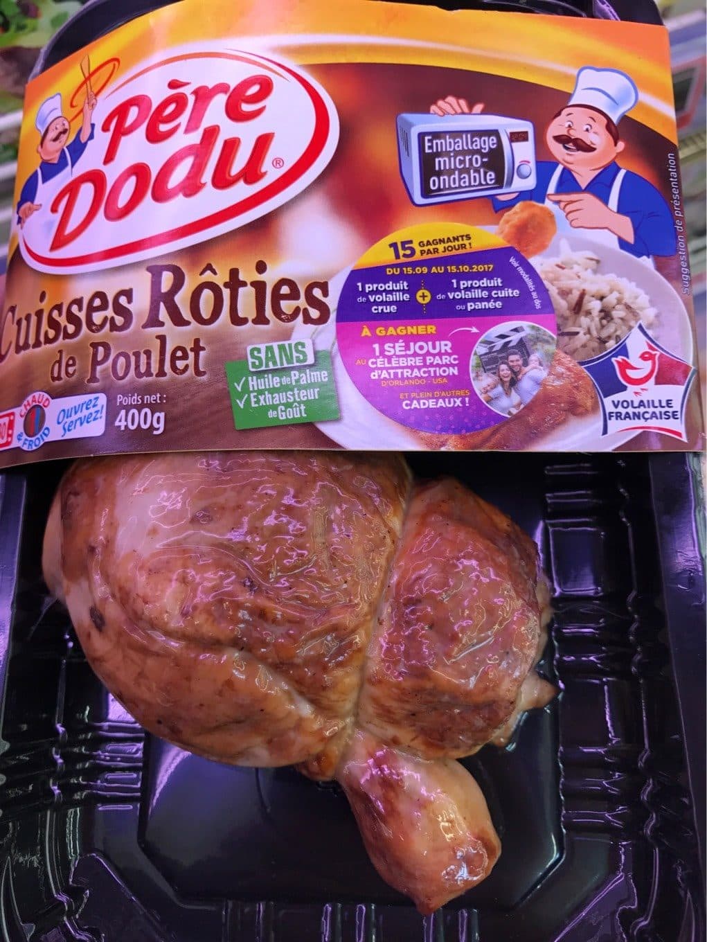 Pere Dodu Cuisse de poulet Douce France Rotie x2 packshot