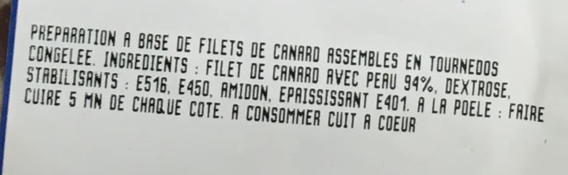 Gastronome Canard en Tournedos packshot