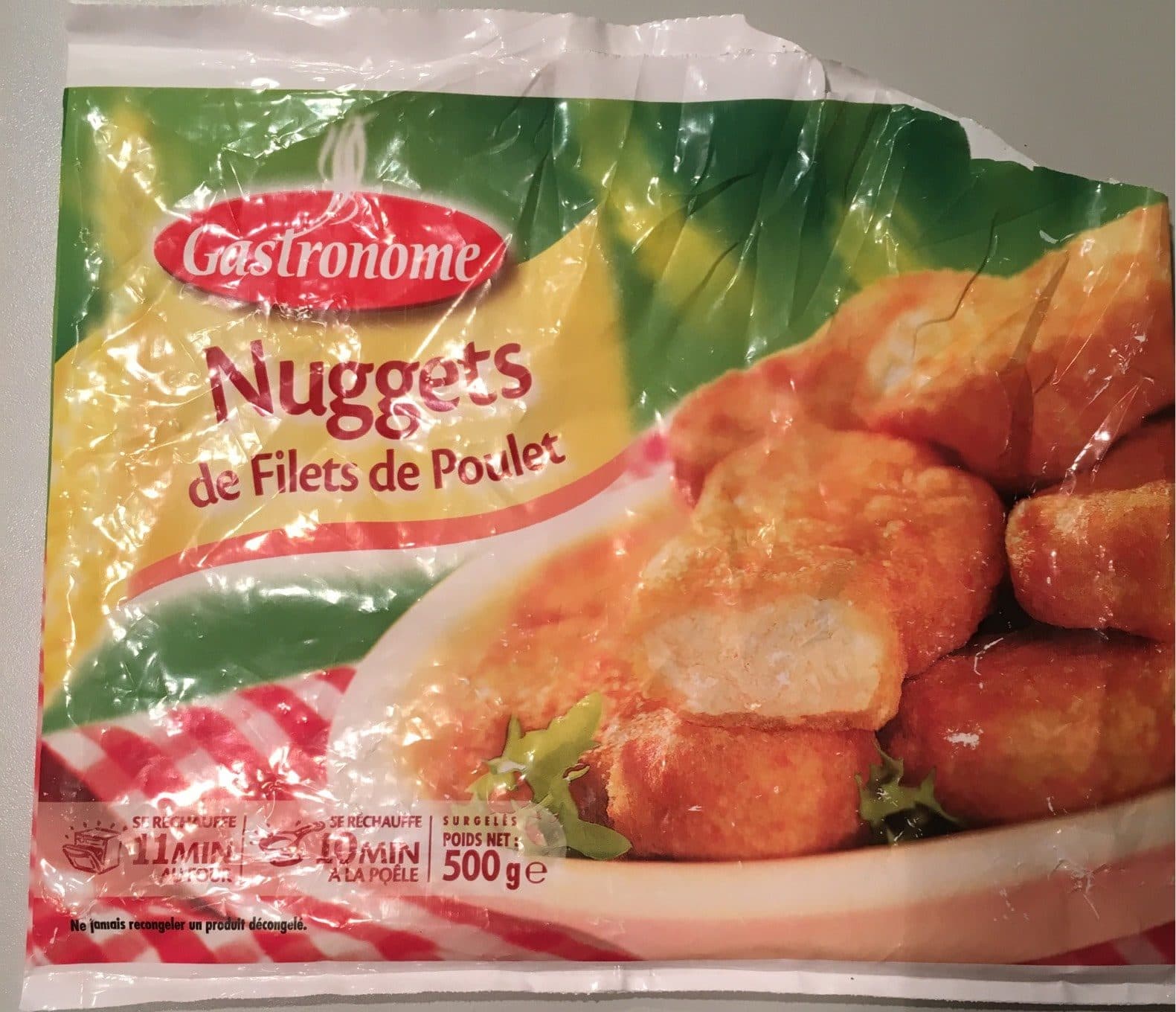 Gastronome Nuggets de filets de poulet packshot