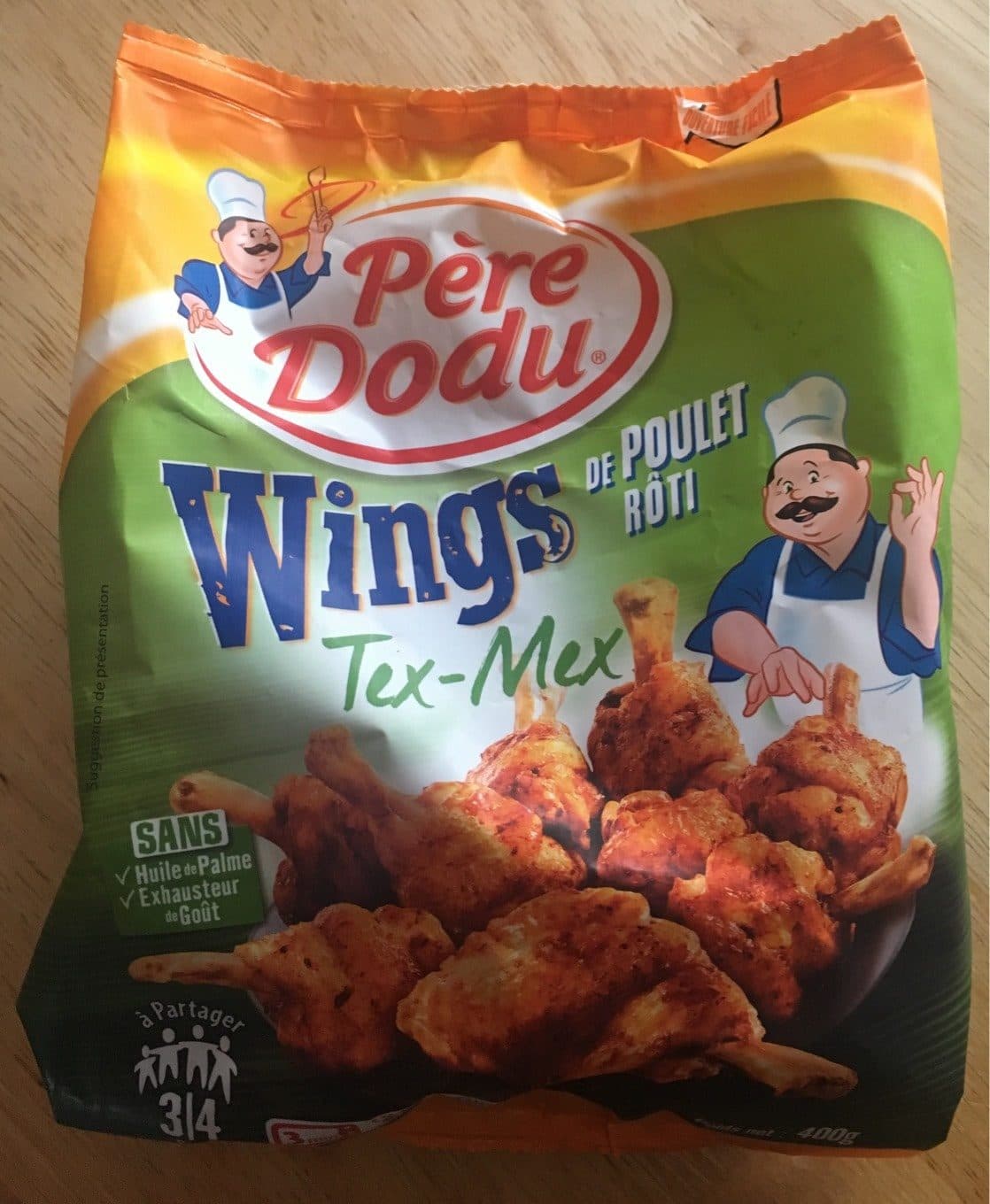Père Dodu Wings de poulet rôti Tex-Mex packshot