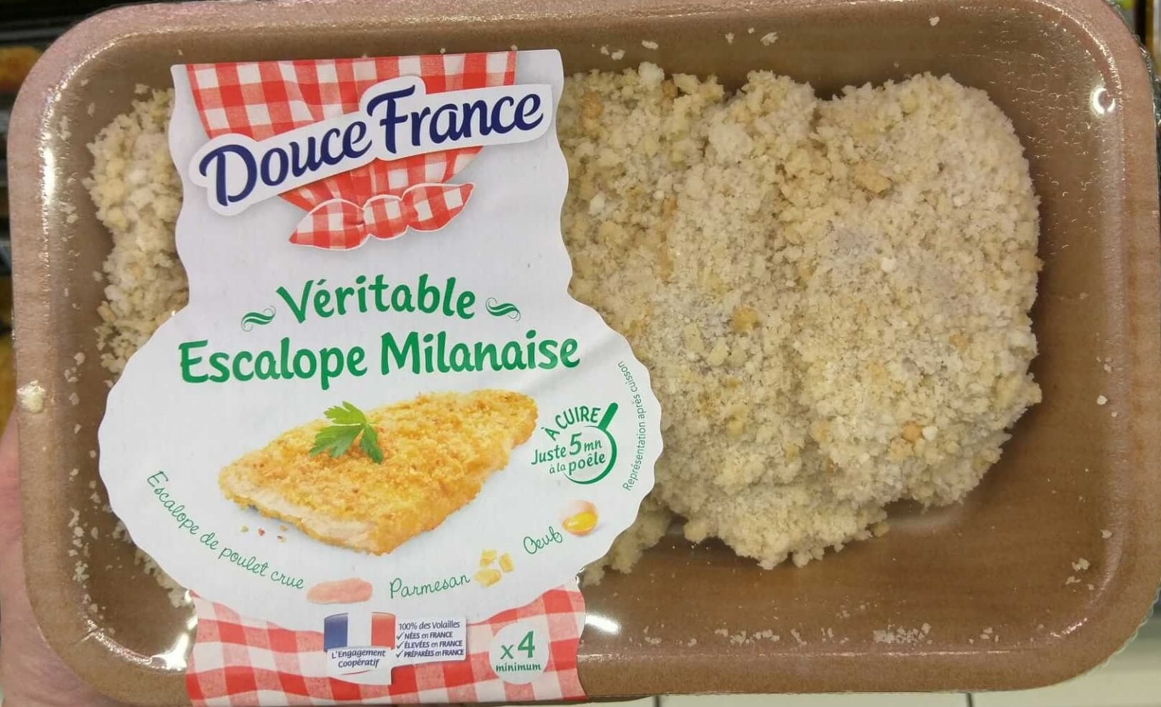 Douce France Escalope Milanaise packshot