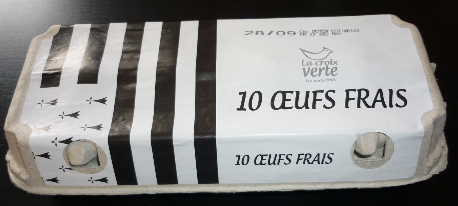 La croix verte 10 Oeufs Frais packshot