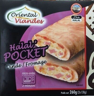 Oriental Viandes Halal' Pocket Dinde / Fromage packshot