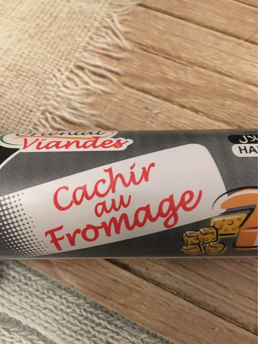 Open Food Facts Cachir au fromage packshot