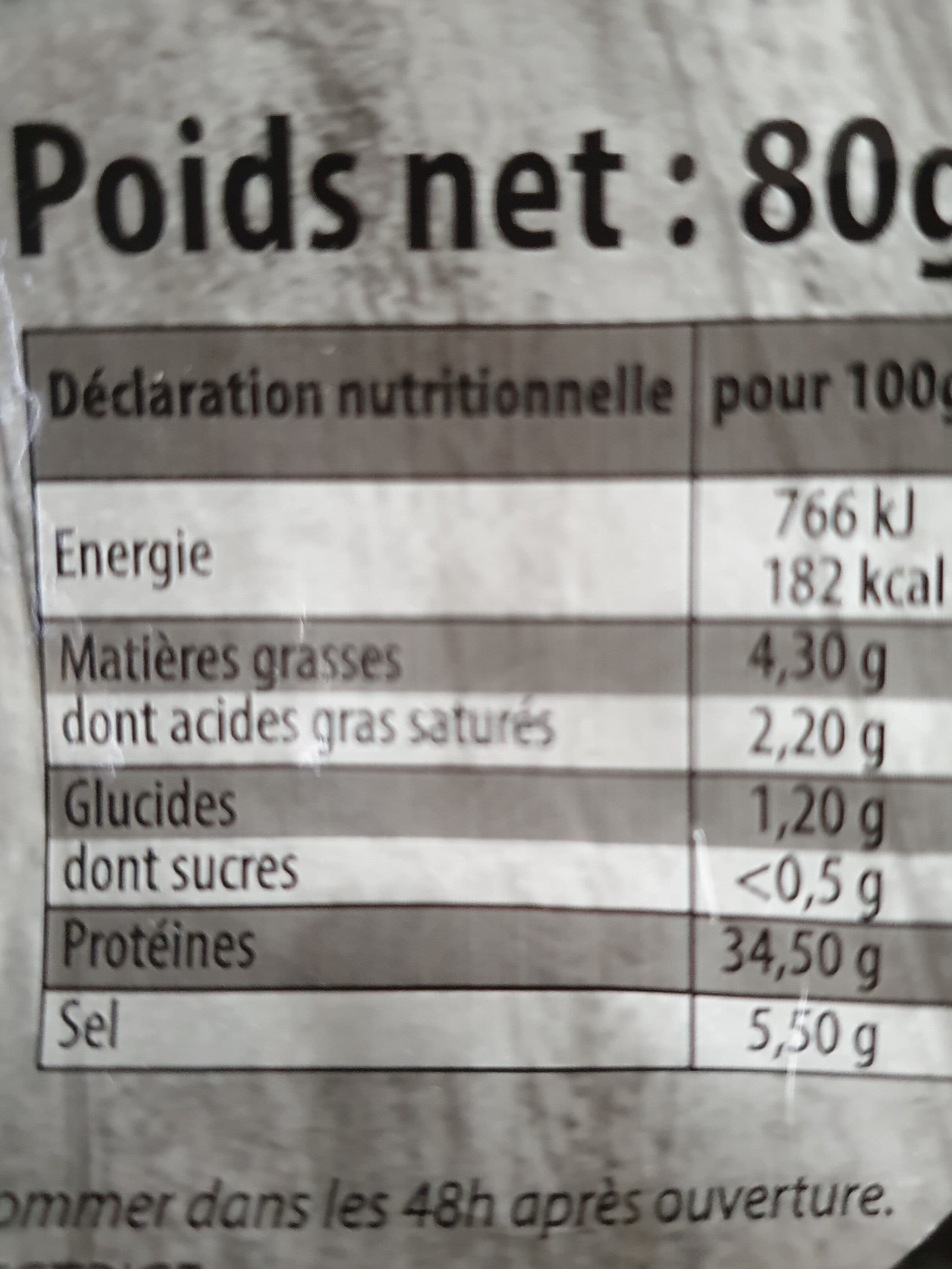 Oriental viandes Fines tranches de boeuf séché packshot