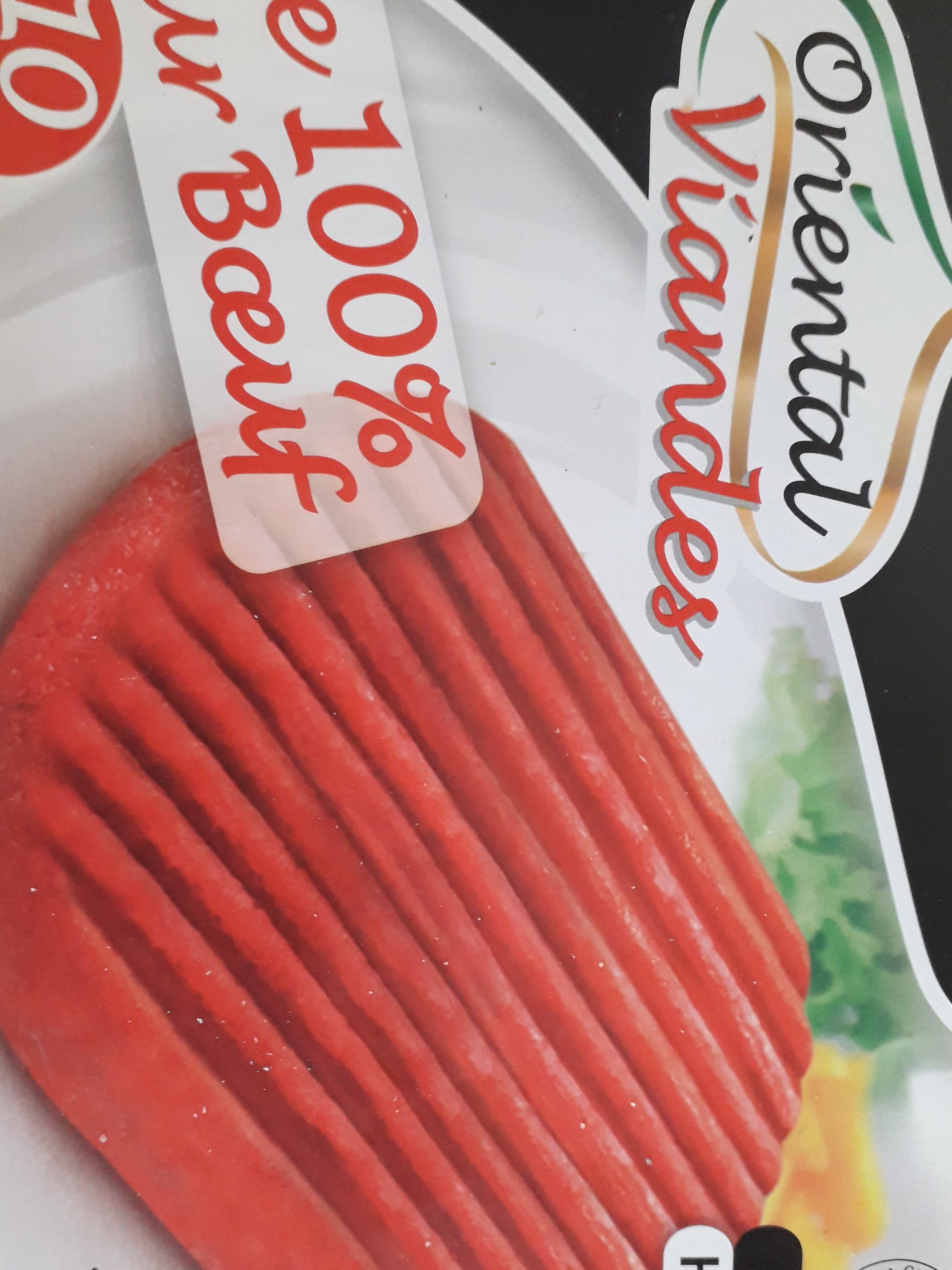 Oriental Viandes Steaks hachés 100% pur bœuf Oriental Viandes packshot