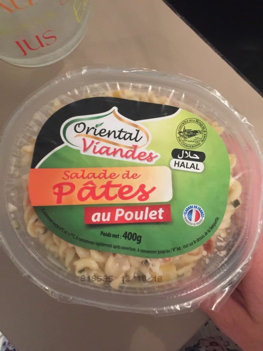 Oriental Viandes Salade de pâtes au poulet packshot