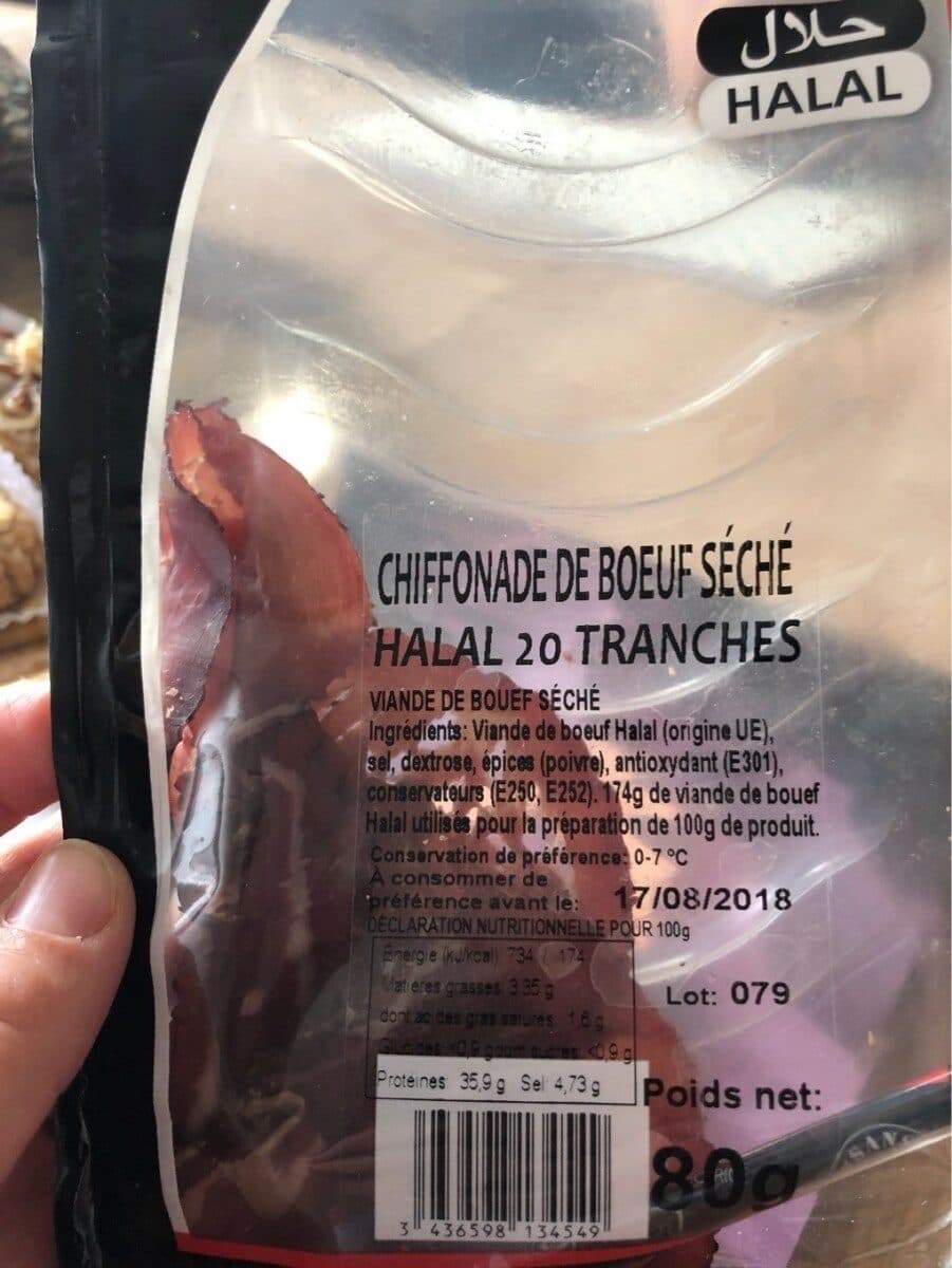 Oriental Viandes Chiffonade de boeuf seché packshot