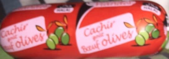 Oriental Viandes Cachir goût Boeuf Olives packshot