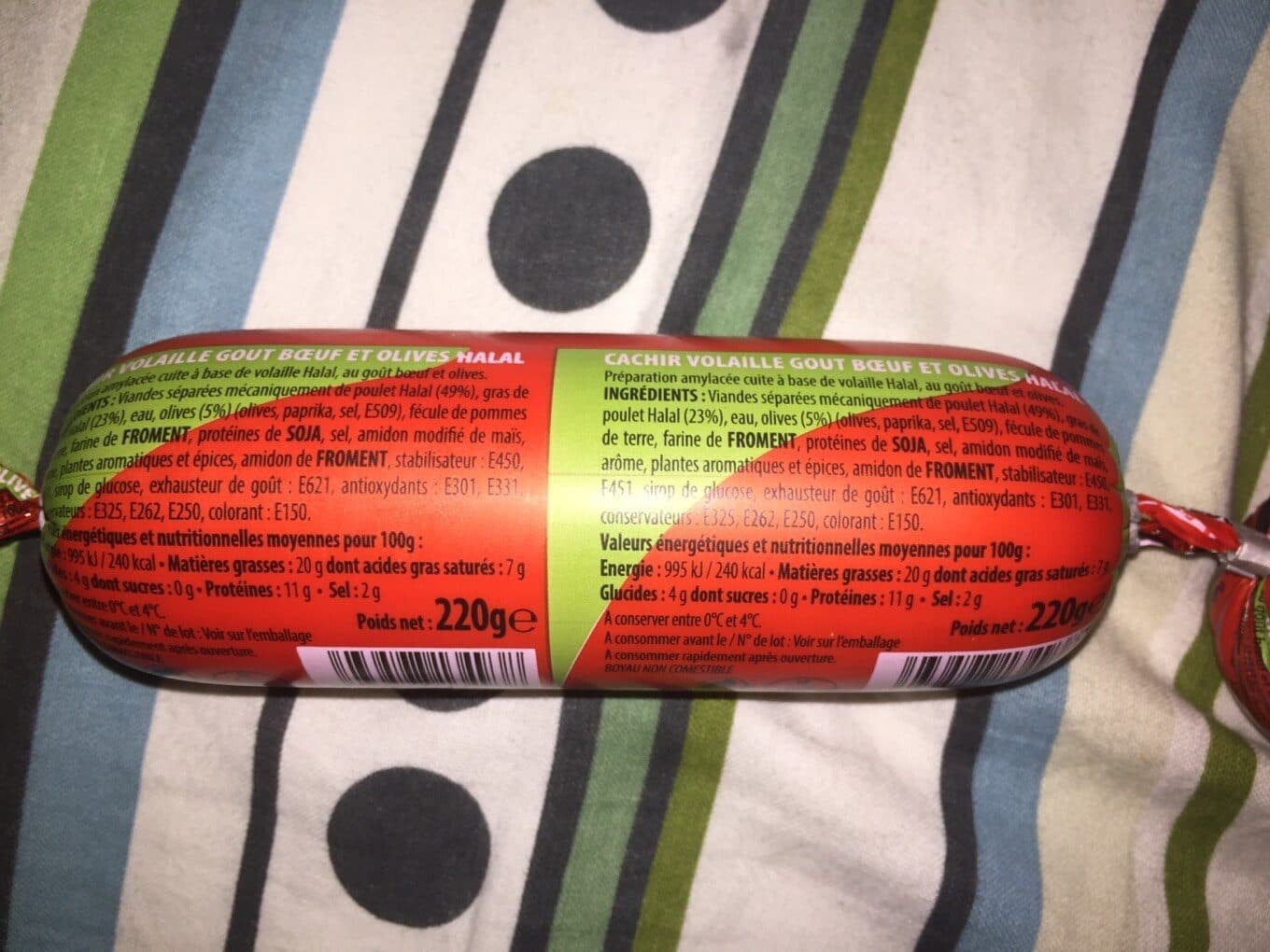 Oriental Viandes Cachir goût Boeuf Olives packshot