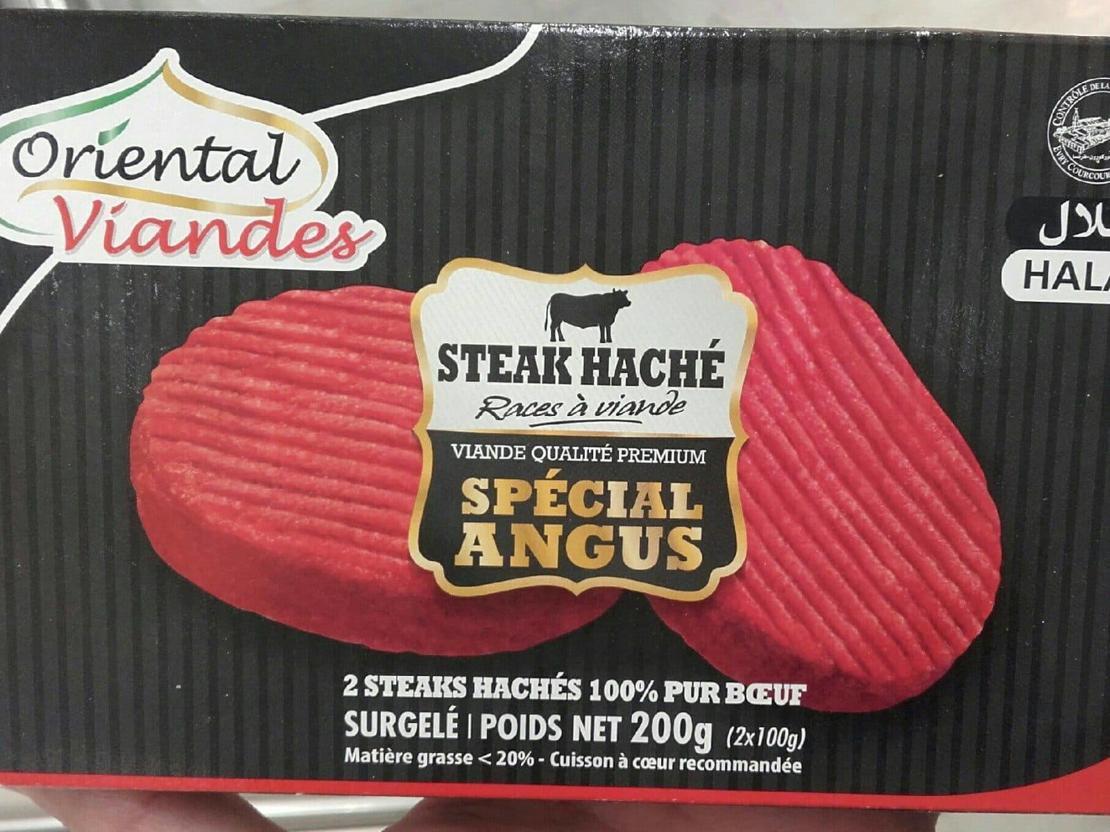 Oriental Viandes Steak haché halal packshot