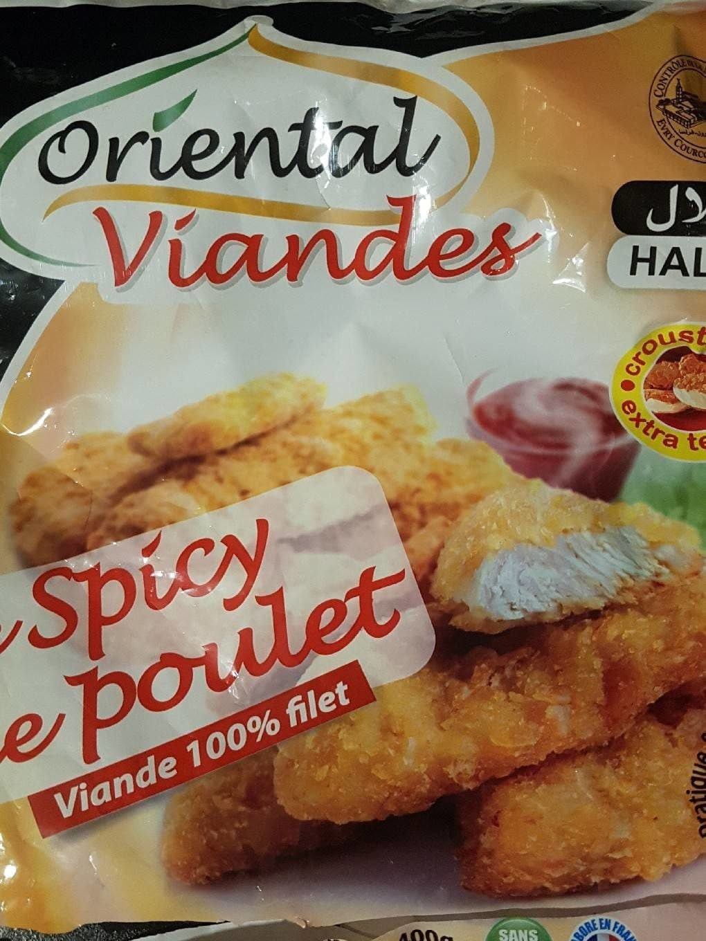 Oriental Viandes Le Spicy de poulet packshot