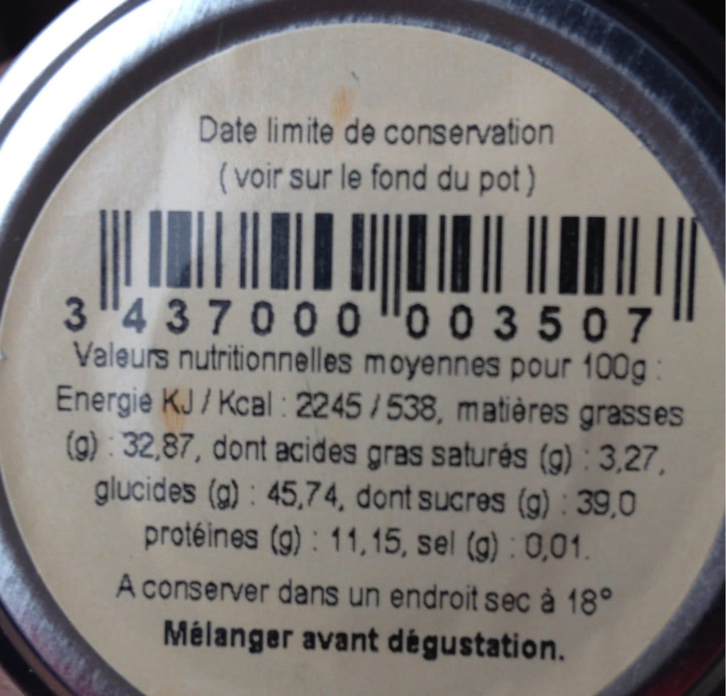 La Chocolaterie Gourmande Pâte à tartiner noisettes spéculoos packshot
