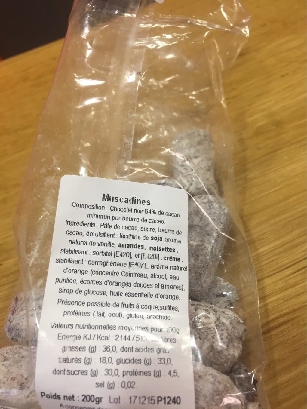 Chocolaterie Amboise Muscadines packshot