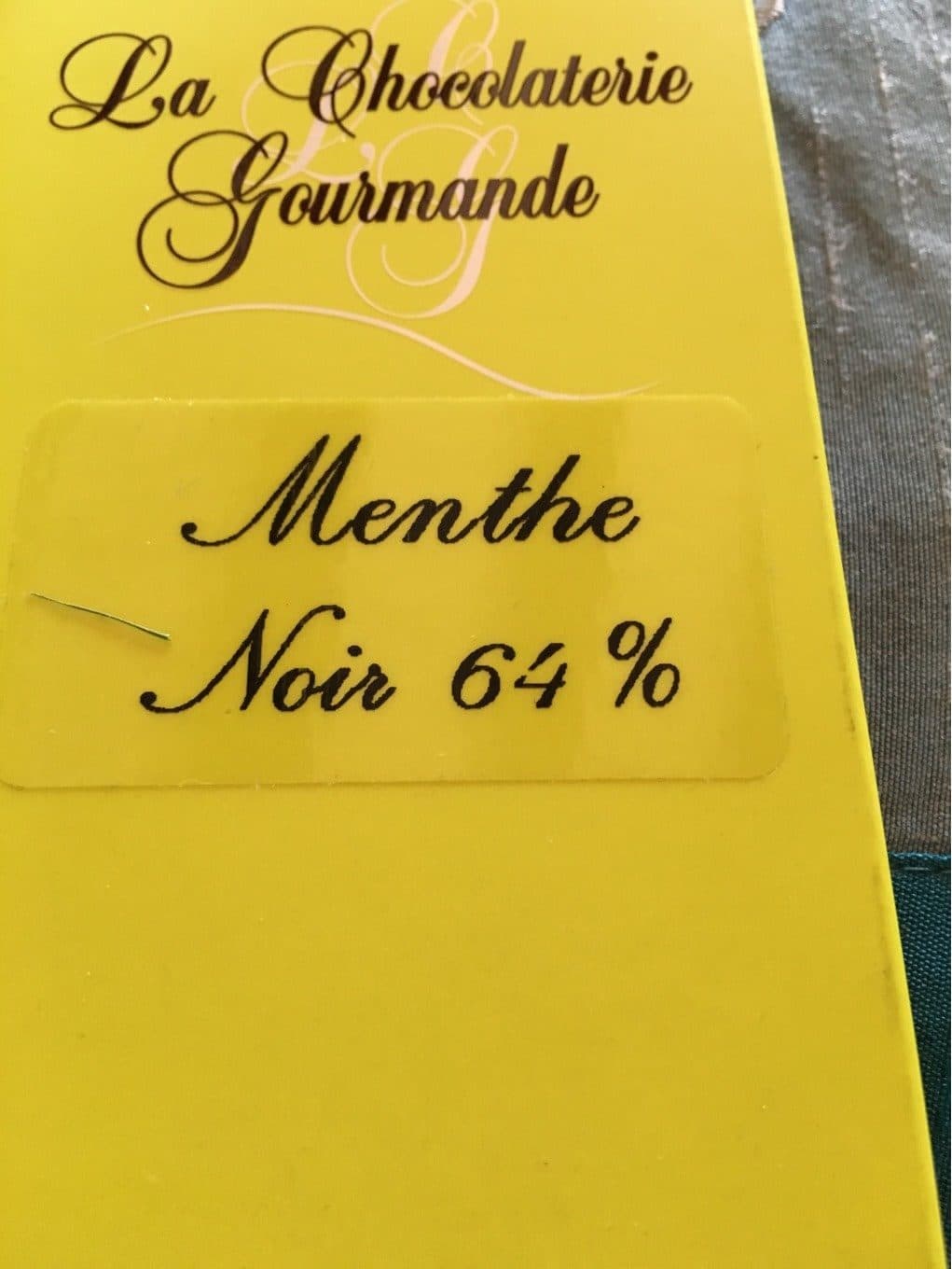La Chocolaterie Gourmande Chocolat Menthe Noir de la chocolaterie gourmande packshot