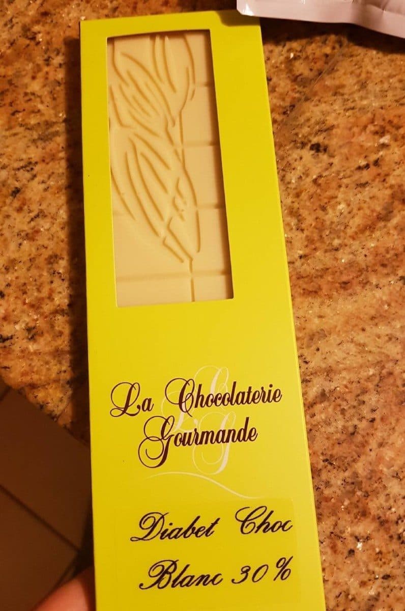 Open Food Facts Diabète Chocolat Blanc packshot