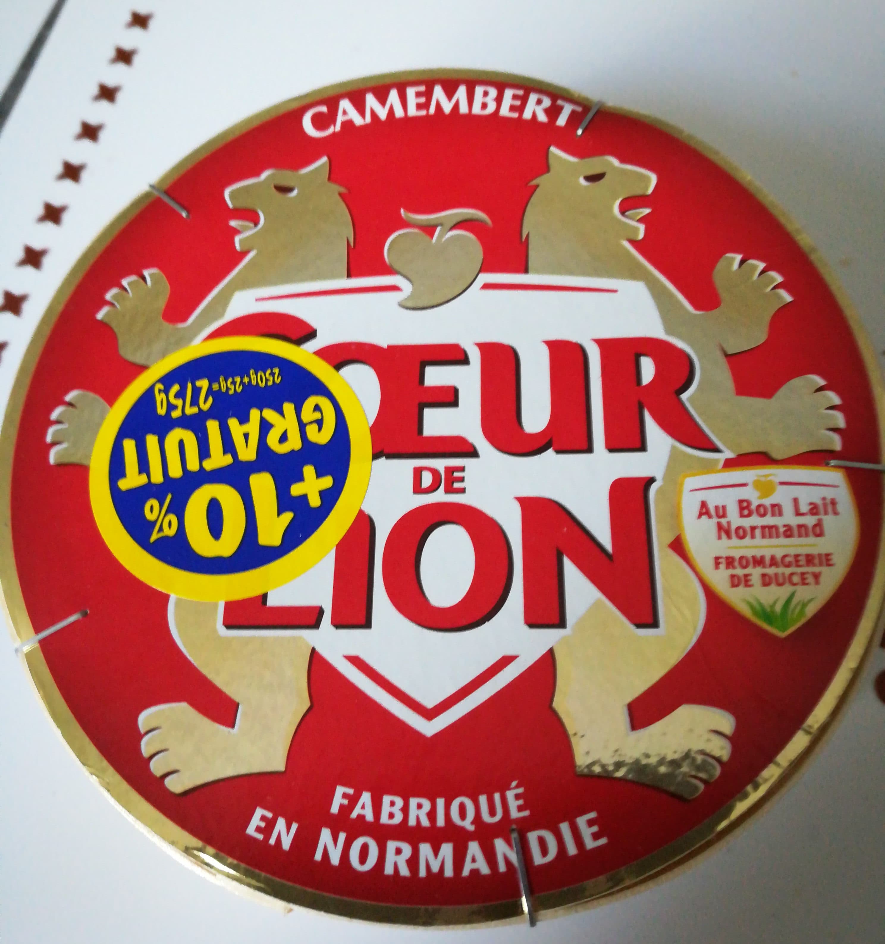 Coeur de lion Camembert packshot