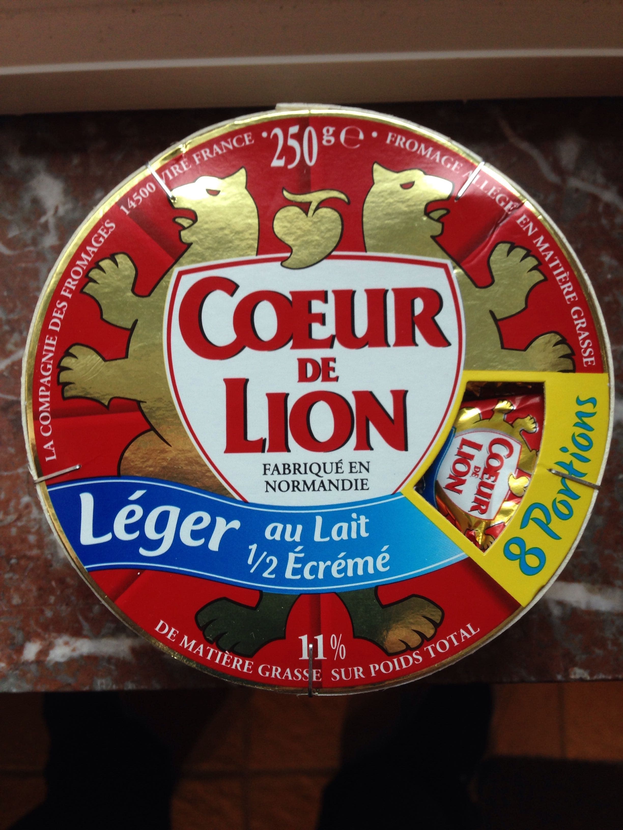 Cœur de Lion Coeur de Lion Léger au lait demi-écrémé packshot