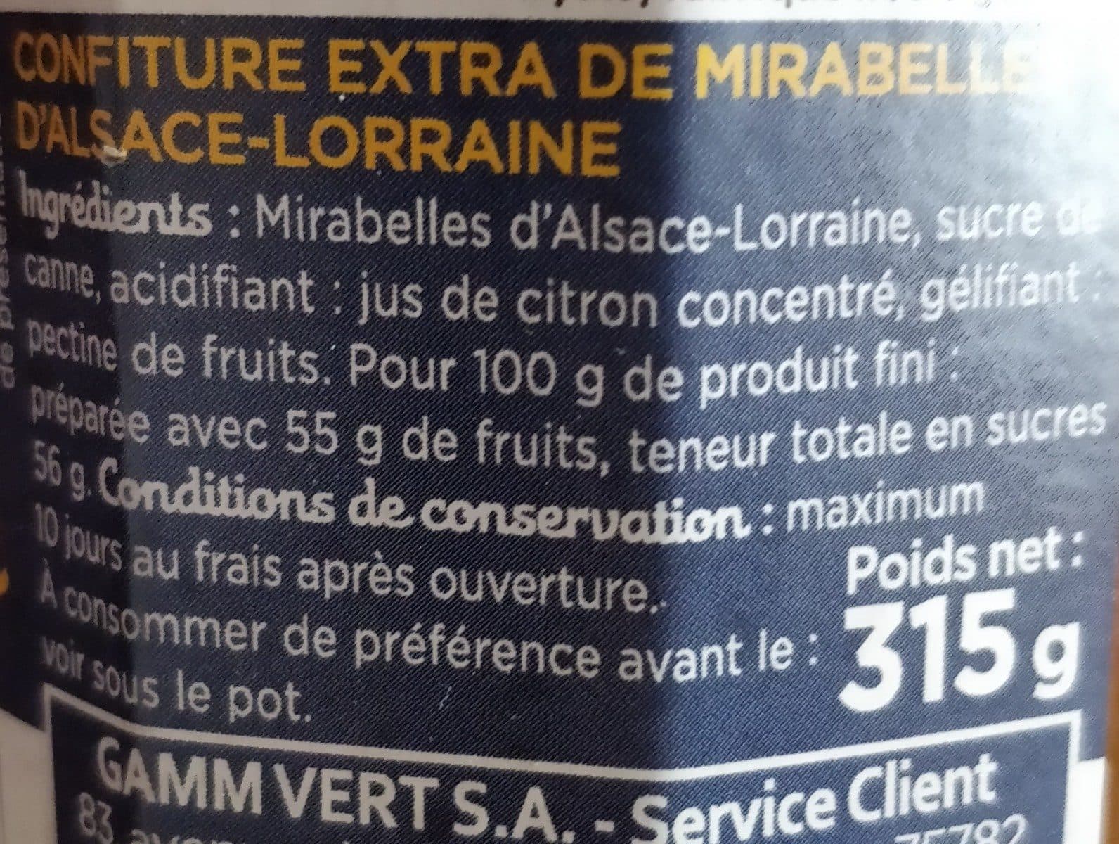Les Sens du Terroir Nos mirabelles d'Alsace Lorraine packshot