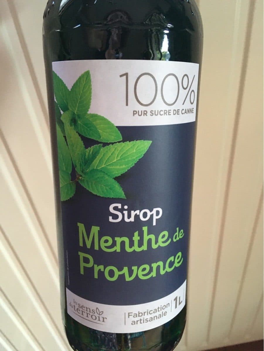 Open Food Facts Sirop Menthe de Provence packshot
