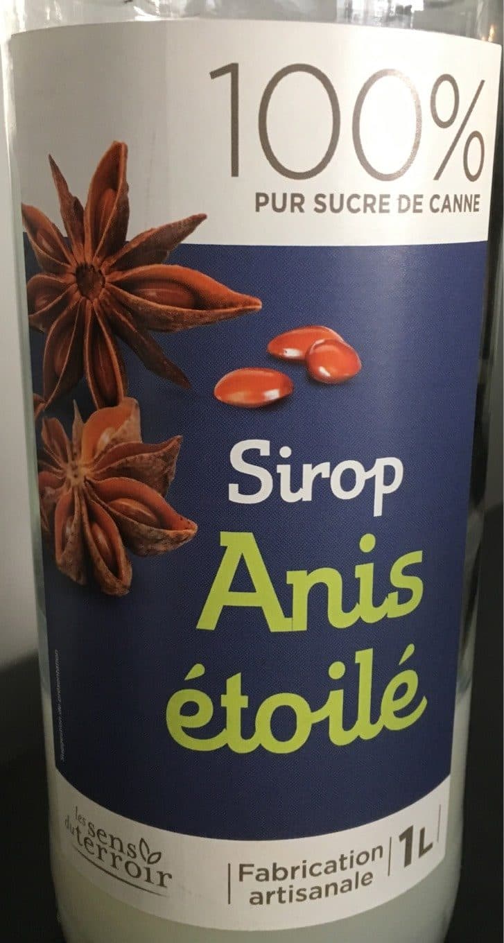 Le Sens Du Terroir Sirop Anis étoilé packshot