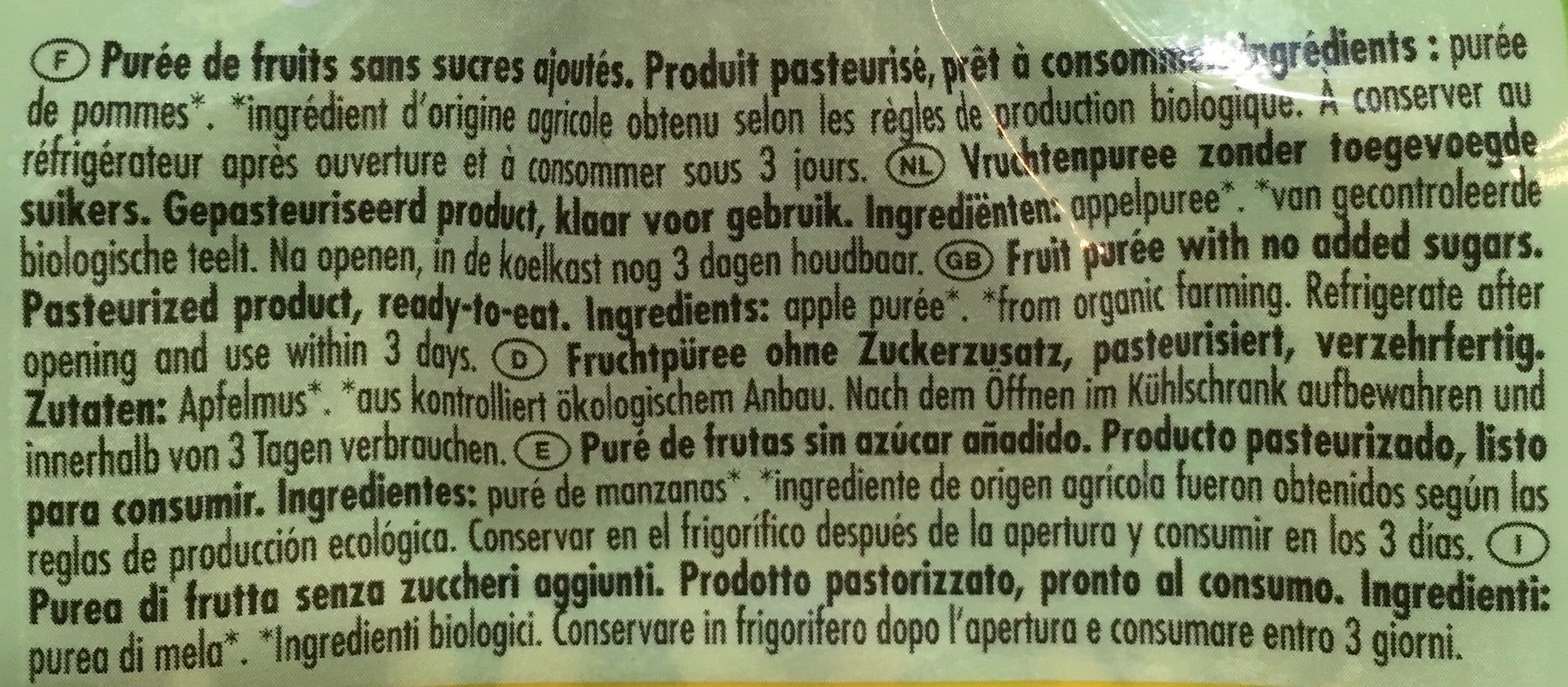 Danival Compote Pomme packshot