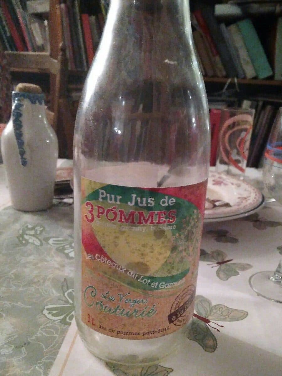 Open Food Facts Pur jus de trois pommes packshot