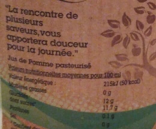Open Food Facts Pur jus de trois pommes packshot