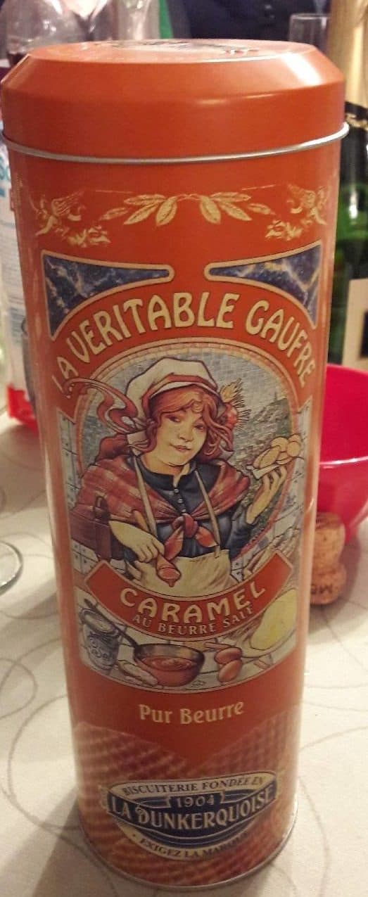 La Dunkerquoise Gaufres Pur Beurre Fourrées au Caramel au Beurre Salé packshot