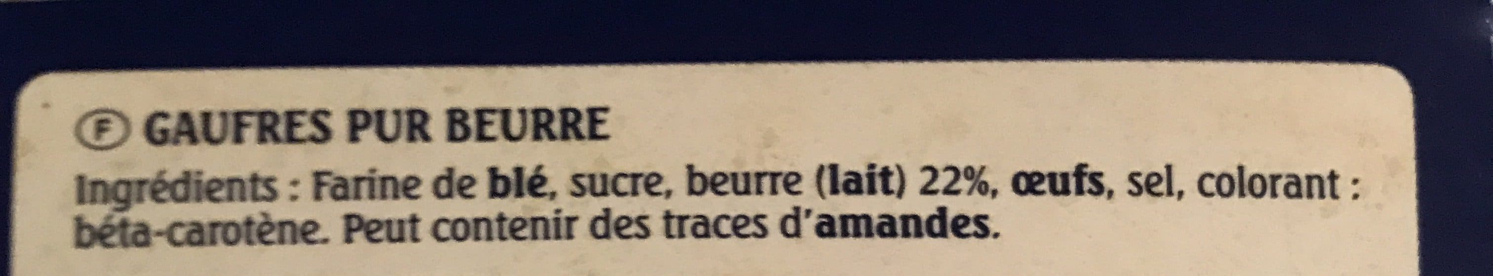 La Biscuiterie Dunkerquoise La véritable gaufre pur beurre packshot