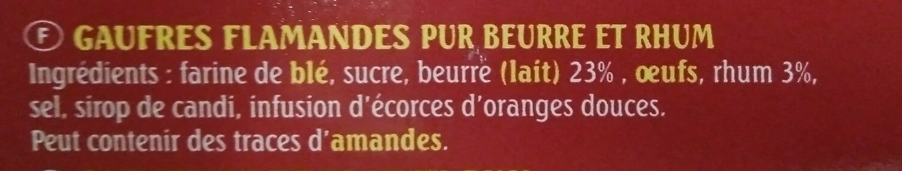 La Dunkerquoise Les Gaufres de Bergues - Pur Beurre et Rhum packshot