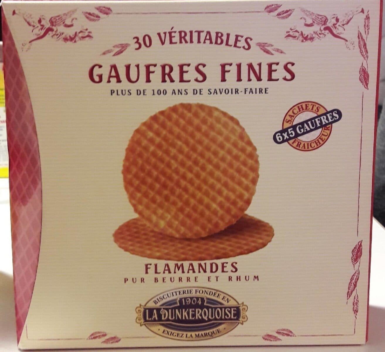 La Dunkerquoise Gauffres fines packshot