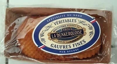 La Dunkerquoise Gaufres fines pour beurre packshot