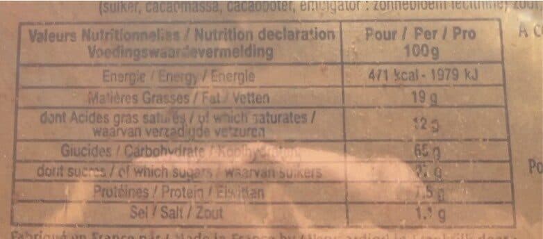 La Dunkerquoise Gaufres fines pur beurre au chocolat packshot