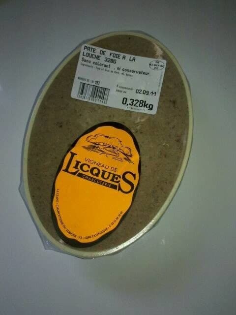 Open Food Facts Paté De Foie à La Louche 328 kg packshot
