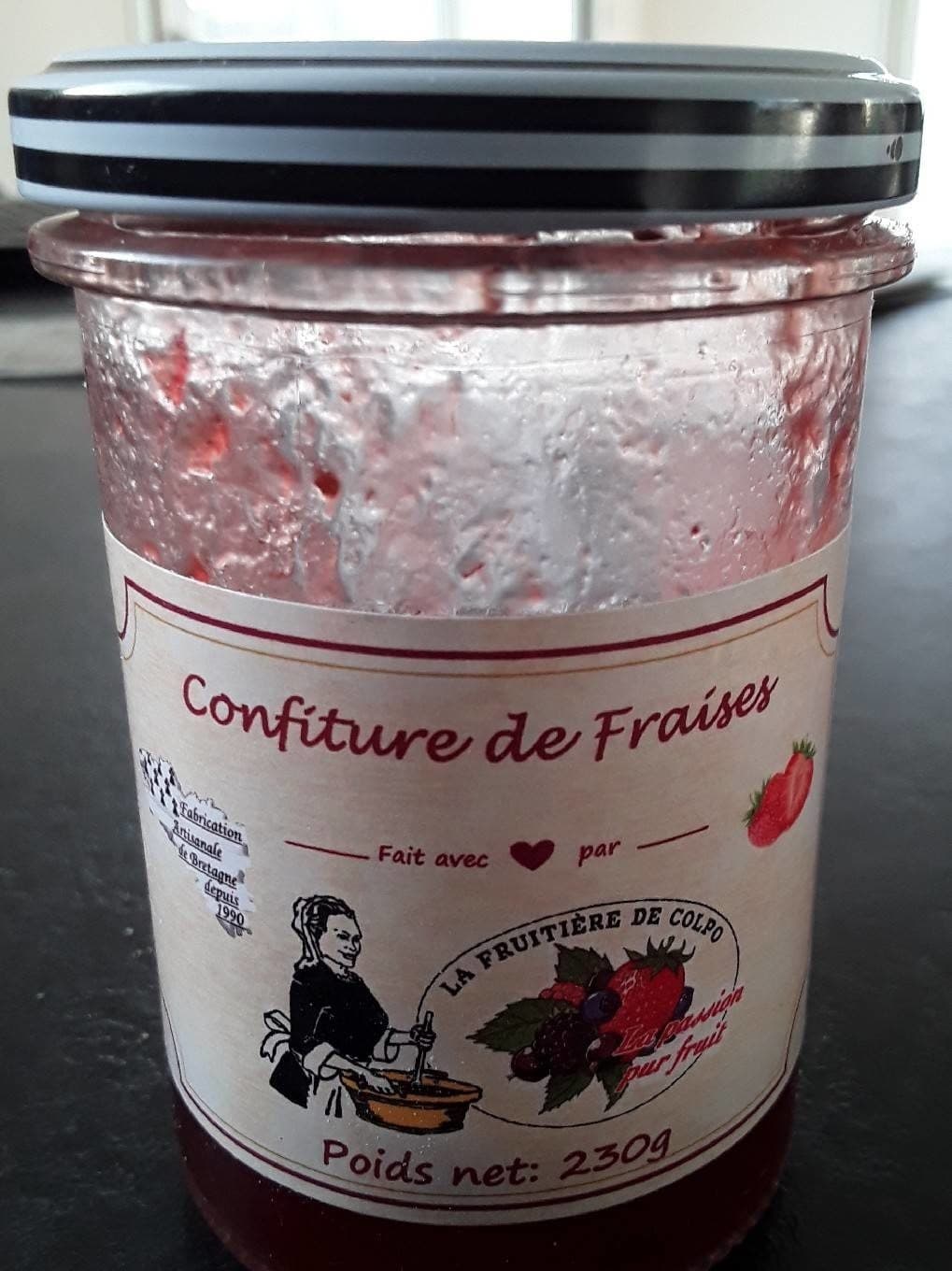 La Fruitière De Colpo Confiture de fraises packshot
